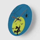 Halloween wandklok ronde klok (Hoek)