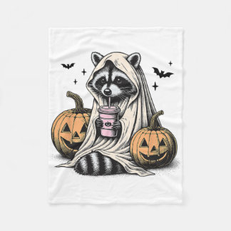 Halloween Wasbeer Geest Fleece Deken