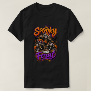 Halloween Wasberen Griezelig Verwilderd T-shirt