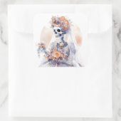 Halloween Watercolor Skelet Stickers (Tas)