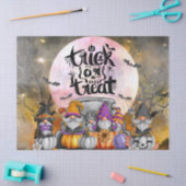 Halloween Waterverf Gnomes Tissuepapier (Craft)