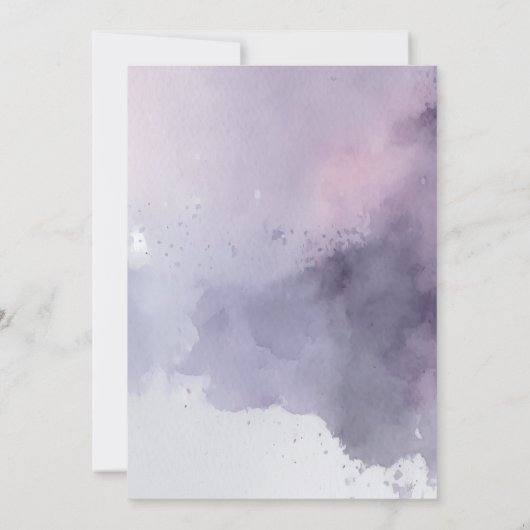 Halloween Waterverf heks Kaart (Achterkant)