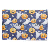 Halloween Waterverf Patroon Kussensloop (Achterkant)