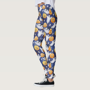 Halloween Waterverf Patroon Leggings
