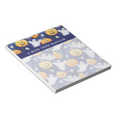 Halloween Waterverf Patroon Notitieblok (Schuin)