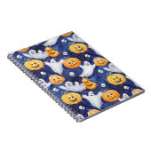 Halloween Waterverf Patroon Notitieboek (Rechterzijde)