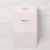 Halloween Waterverf Pompoen Kleine Boo Baby Showe All In One Uitnodiging (Buitenkant)