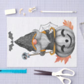 Halloween Waterverf Pumpkin Gnome Tissuepapier (Craft)