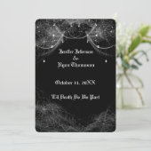 halloween wedding Invitation (Debout devant)