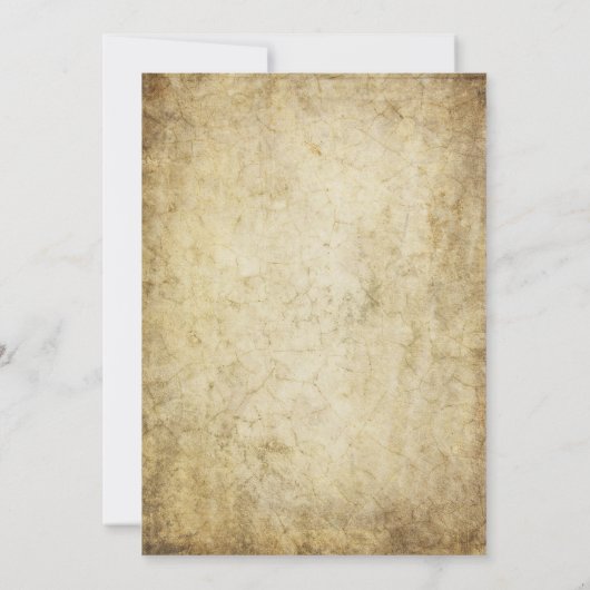 Halloween Wedding Invitation with Skeleton Couple Kaart (Achterkant)