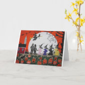 Halloween Wedding Kaart (Gele Bloem)