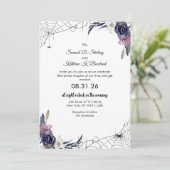 Halloween Wedding Kaart (Staand voorkant)