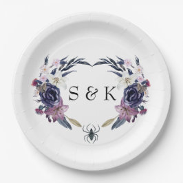 Halloween Wedding Papieren Bordje