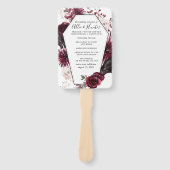 Halloween Wedding Program Handwaaier (Voorkant)