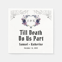 Halloween Wedding Servet