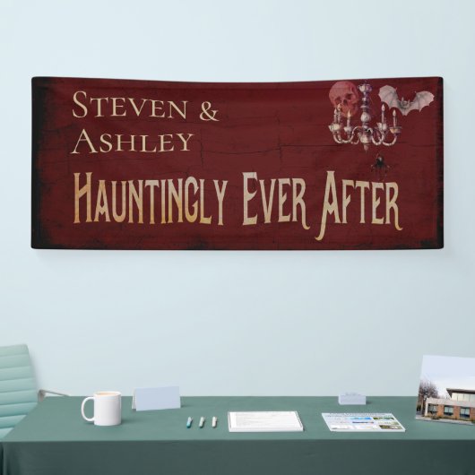 Halloween Wedding Spandoek (Beurs)