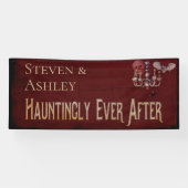 Halloween Wedding Spandoek (Horizontaal)