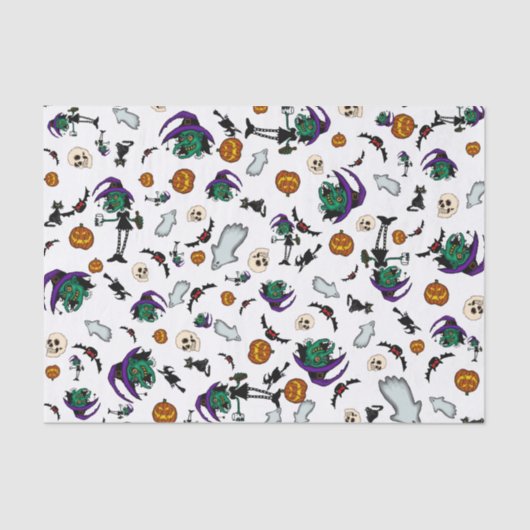 Halloween-weefselpapier Tissuepapier (Voorkant)