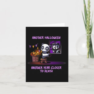 Halloween weer een jaar dichter bij de dood kaart