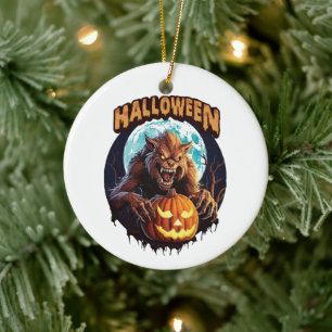 Halloween Weerwolf Keramisch Ornament