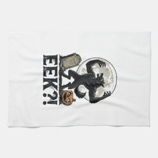 Halloween Weerwolf T-shirt Vintage Gravure Maan Gr Theedoek