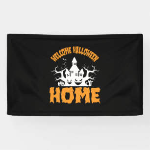 Halloween Welcome Halloween Home Birthday Spandoek