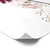 Halloween Welkom bij ons trouwbord Poster (Hoek)