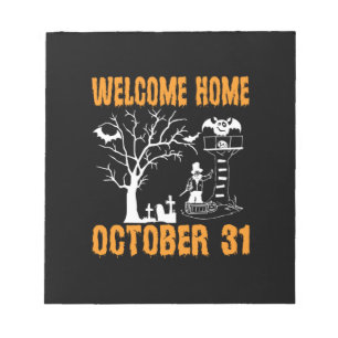 Halloween Welkom thuis oktober 2000 Notitieblok