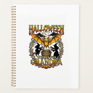 Halloween Wensen Opa Vleermuis Heksen Ketel_1 Planner