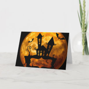 Halloween-Wenskaart/gehakt-sceen Kaart