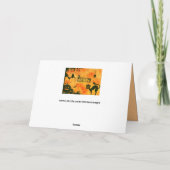 Halloween wenskaart kaart (Achterkant)