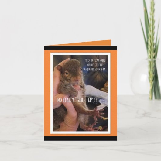 Halloween wenskaart kaart (Voorkant)