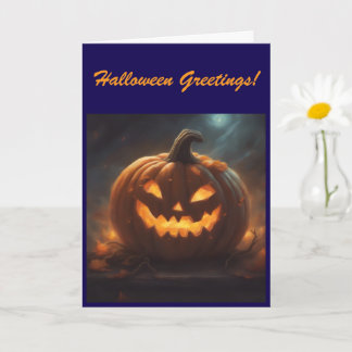 Halloween wenskaart kaart