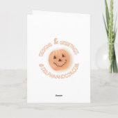 Halloween Wenskaart Kaart (Achterkant)