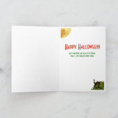 Halloween Wenskaart Kaart (Binnen)