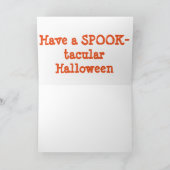 Halloween Wenskaart Kaart (Binnen)