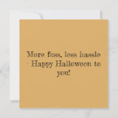 Halloween wenskaarten kaart (Achterkant)