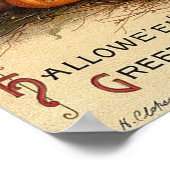 Halloween Wenskaarten Klassieke Posters (Hoek)