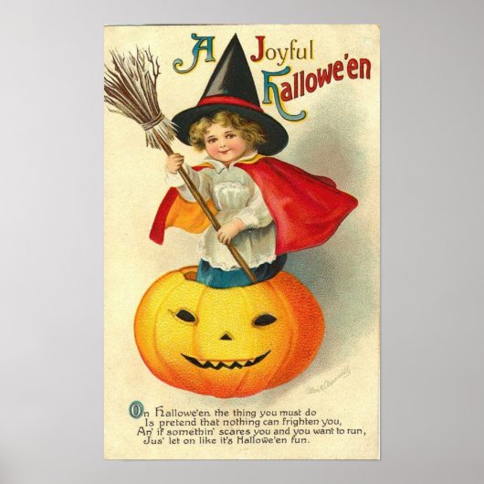 Halloween Wenskaarten Klassieke Posters (Voorkant)