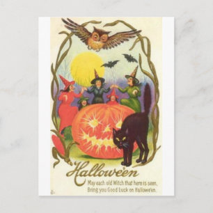 Halloween Wenskaarten Klassieke Posters Briefkaart