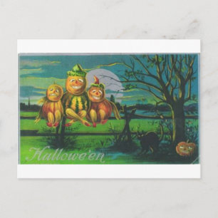 Halloween Wenskaarten Klassieke Posters Briefkaart