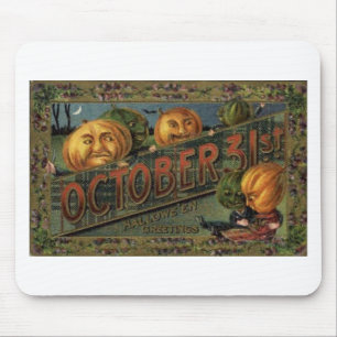 Halloween Wenskaarten Klassieke Posters Muismat