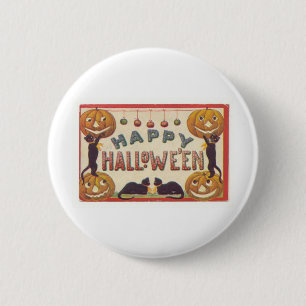  Halloween Wenskaarten Klassieke Posters Ronde Button 5,7 Cm
