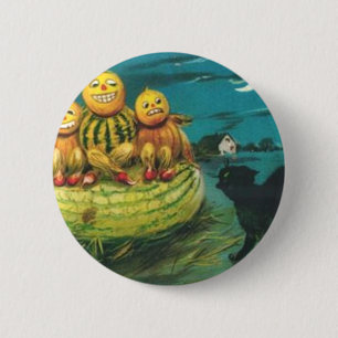  Halloween Wenskaarten Klassieke Posters Ronde Button 5,7 Cm