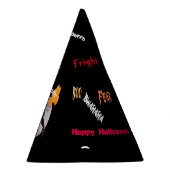 Halloween Werewolf met ballonnen Feesthoedjes (Rechts)