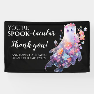 Halloween Werknemer Bedankt Spandoek