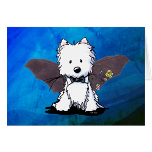 Halloween Westie Terrier Bat Dog