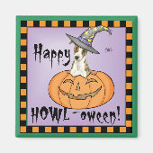 Halloween Whippet Magneet (Voorkant)