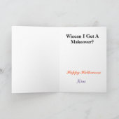 Halloween Wiccan Knock Carte de plaisanterie (Intérieur)