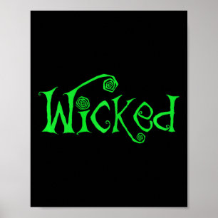 Halloween Wicked Witch Leuk Kostuum Outfit Gift Poster